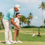 360° Automatic Golf Swing Trainer with Ball Return