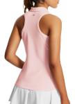 Baleaf Women's Pink Golf Tank with Zipper Collar