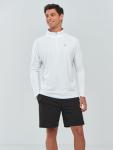 NORTHYARD Men’s Quarter Zip Athletic Pullover - White
