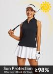 Baleaf Women's Sleeveless Golf Polo Tank Top