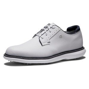 FootJoy Men's Traditions Golf Shoe - White/Navy, Size 11