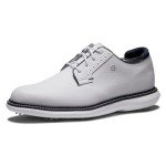 FootJoy Men's Traditions Golf Shoe - White/Navy, Size 11