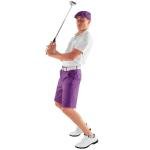 Royal & Awesome Men's Purple Golf Chino Shorts