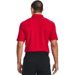 Under Armour Men's Tech Golf Polo - Red/Graphite
