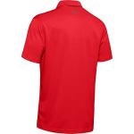 Under Armour Men's Tech Golf Polo - Red/Graphite