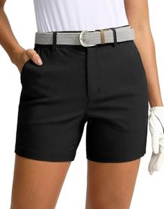 SANTINY Women's 5" Quick Dry Golf Shorts