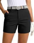 SANTINY Women's 5" Quick Dry Golf Shorts