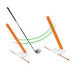 Golf Swing Training Aid: Alignment Discs & Rods