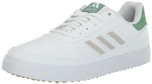 adidas Men’s Retrocross Spikeless Golf Shoes - White/Green