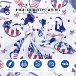 Men's Moisture-Wicking Golf Polo with American Flag