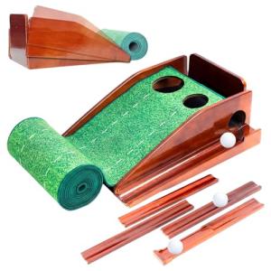 Indoor Adjustable Putting Green with Auto Ball Return