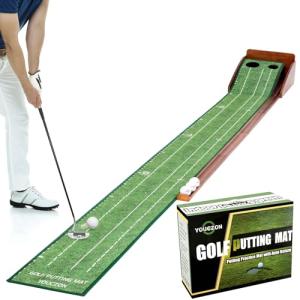 YOUCZON Indoor Golf Putting Mat with Auto Return