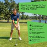 Xvolt Golf Training Aid Ball for Swing Mechanics
