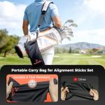Golf Alignment Sticks Holder and Training Aid