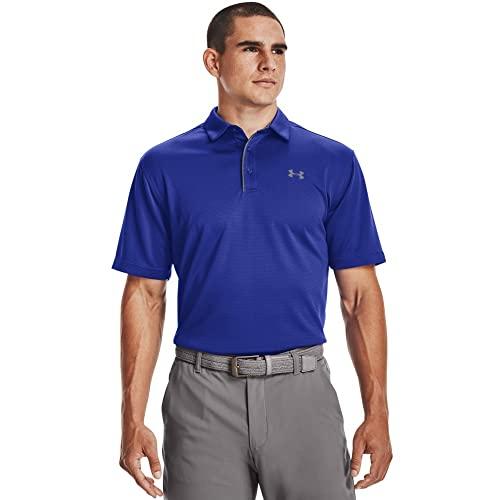 Under Armour Men's Tech Golf Polo - Royal/Graphite