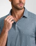 Men's Dry Fit Golf Polo Shirt - Gray Flag