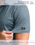 Men's Dry Fit Golf Polo Shirt - Gray Flag