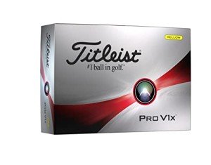 Titleist Pro V1x Yellow Golf Balls - Dozen Pack
