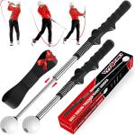 Retractable Tempo Stick Golf Training Aid for Right Hand