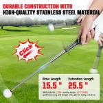 Retractable Tempo Stick Golf Training Aid for Right Hand