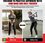 Retractable Tempo Stick Golf Training Aid for Right Hand