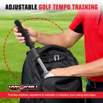 Retractable Tempo Stick Golf Training Aid for Right Hand