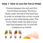 Force Pedal Golf Training Aid for Speed & Stability