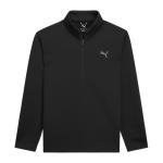 PUMA Golf Pebble 1/4 Zip Pullover, Black