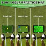Golf Hitting Mat with Swing Path Feedback