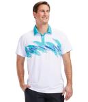 Men's Quick-Dry Stretch Golf Polo - White