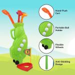 Children's Golf Set with Carts, Clubs, and Balls
