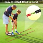 Adjustable Golf Alignment Stick Holder and Trainer