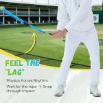 Golf Swing Trainer Rope with Grip for Beginners