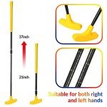 Hiboom Mini Golf Putters Set with 4 Balls