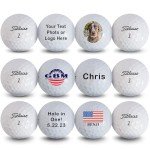 Personalized Titleist ProV1 Golf Balls - 12 Pack
