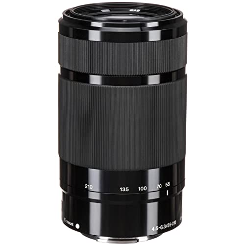Sony E 55-210mm F4.5-6.3 Lens for E-Mount Cameras