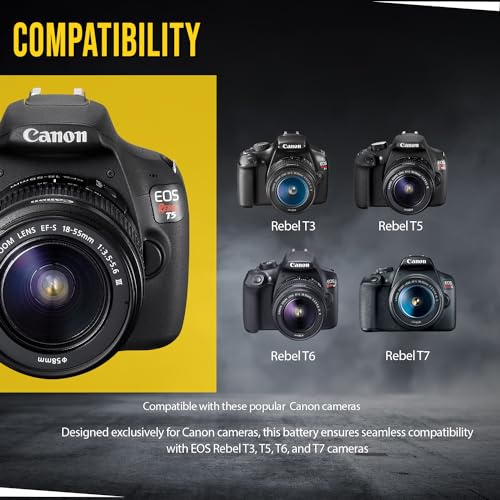 2 Canon LP-E10 Lithium Ion Batteries