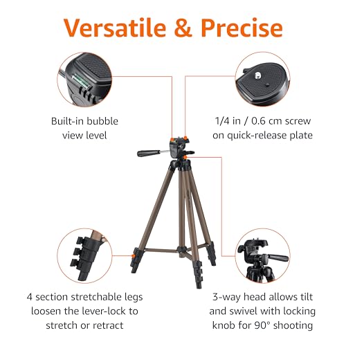 Amazon Basics - Lightweight Tripod with Bag