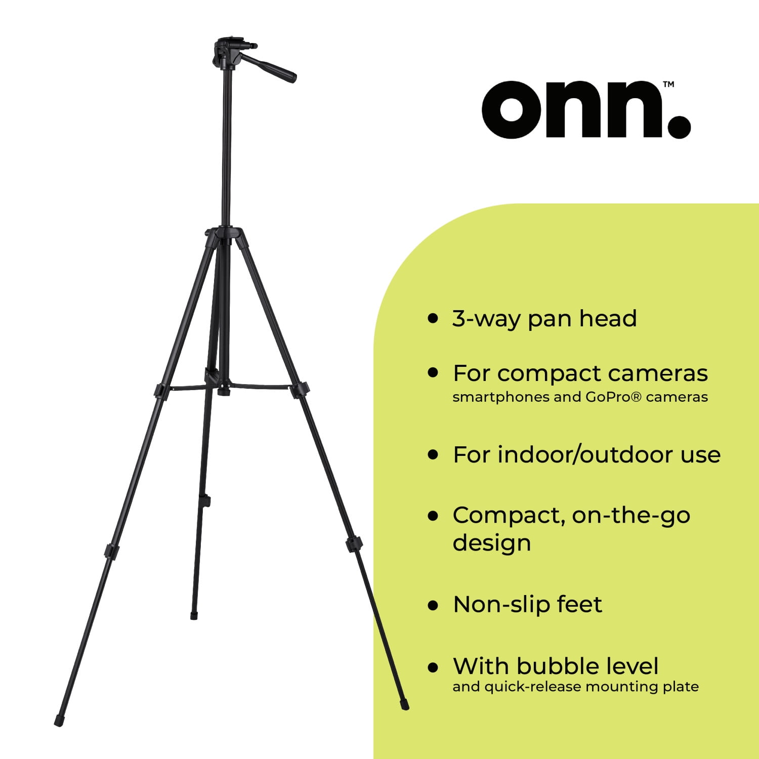 Aluminum Tripod for Cameras and Smartphones