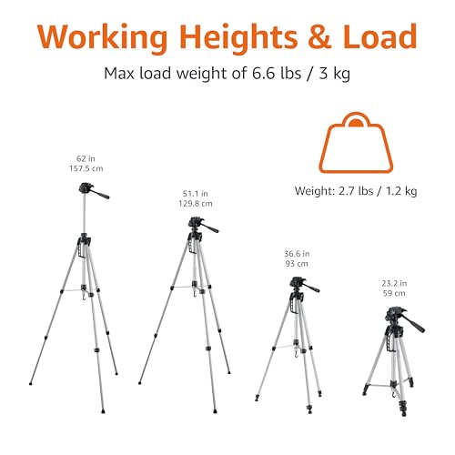 Amazon Basics - Lightweight Camera Tripod with Bag