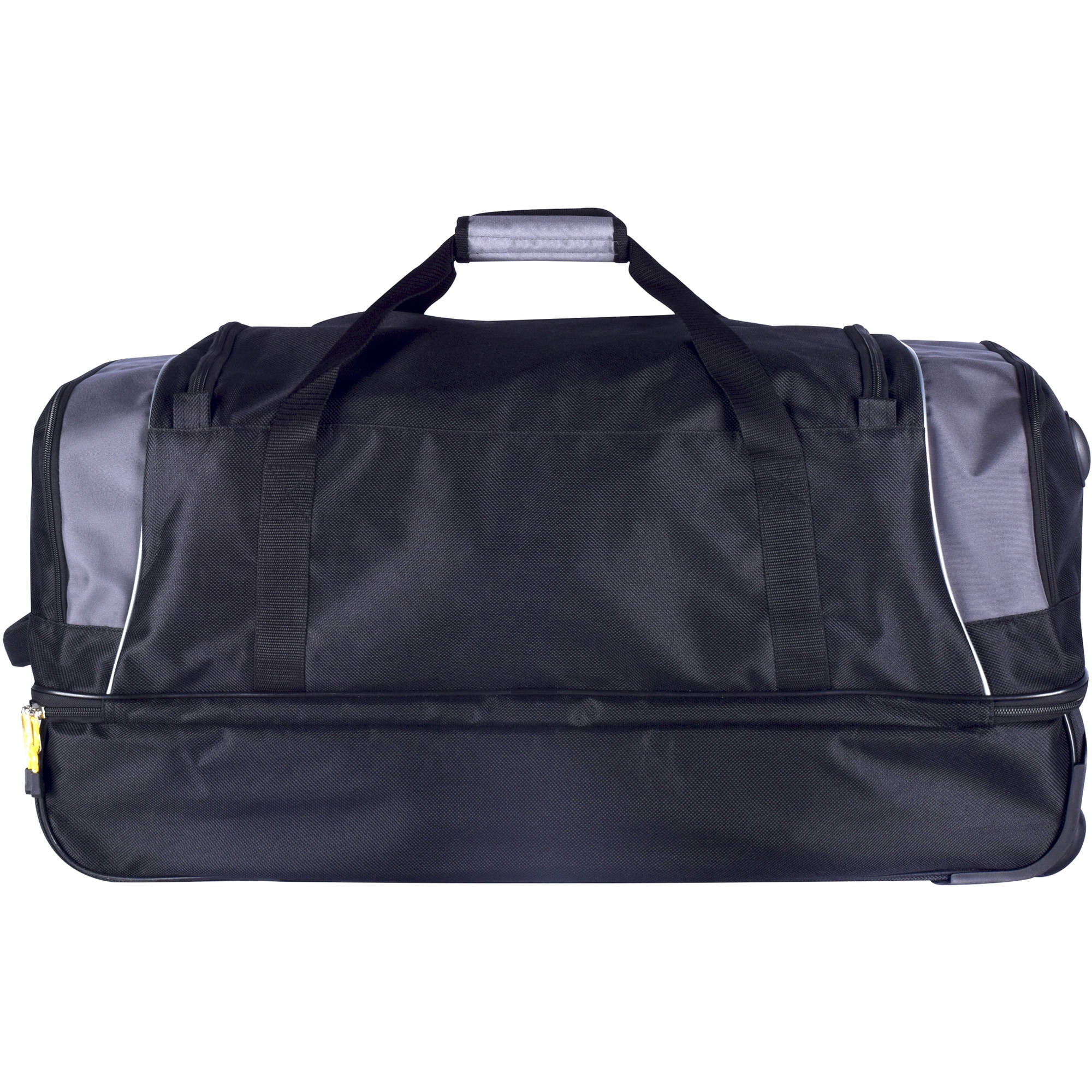 30" Wheeled Duffel Bag with Drop-Bottom Compartments