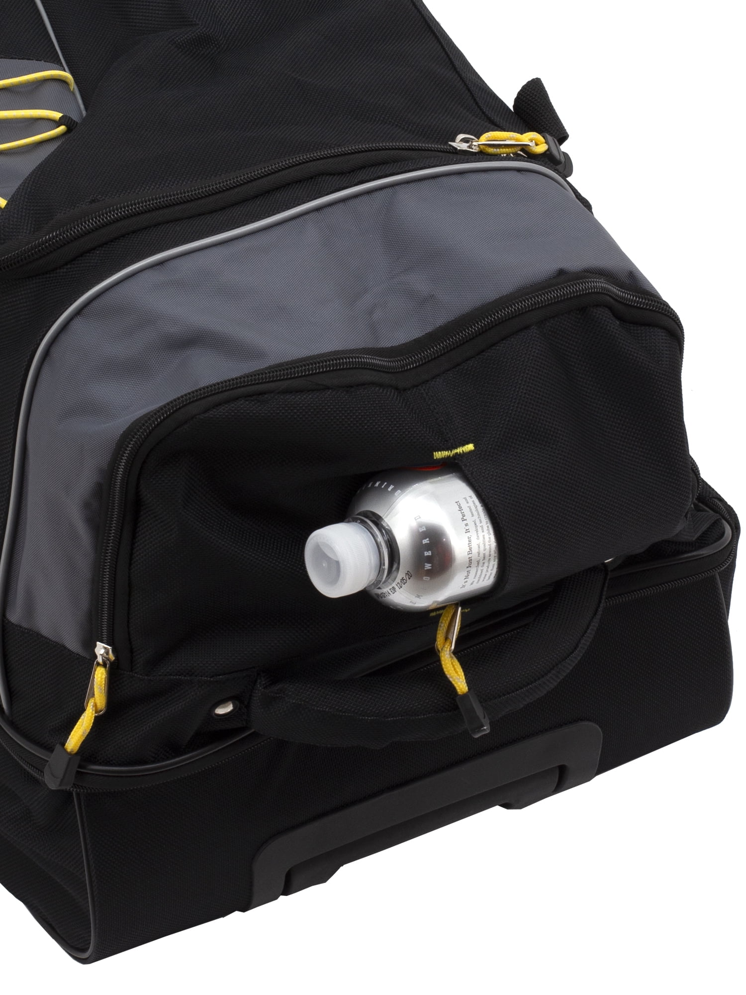 30" Wheeled Duffel Bag with Drop-Bottom Compartments