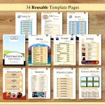 Travel Itinerary Template: 30+ Page Printable Guide