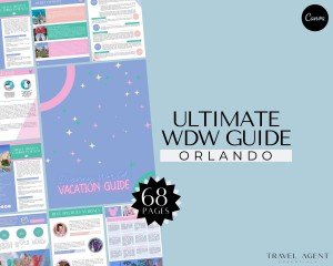 WDW Park Guide and Travel Planner Template