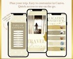 Travel Itinerary Planner Template for Your Trip