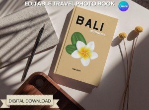 Ultimate Travel Photo Book Template - Editable