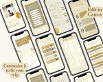 Travel Itinerary Planner Template for Your Trip