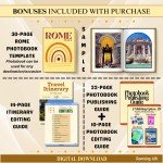 Travel Itinerary Template: 30+ Page Printable Guide
