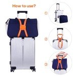 Travel Luggage Straps for Easy Carry-On Use