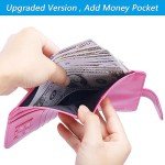 RFID Blocking Leather Passport Holder - Pink